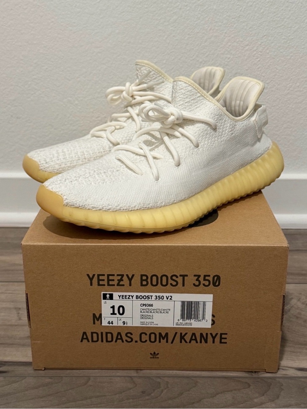 adidas Yeezy Boost 350 V2 Cream Sneakers